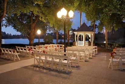 Buena Vista Palace Outback Gazebo wedding ceremony